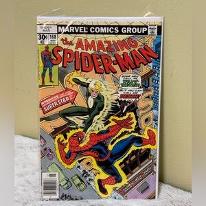 The Amazing Spider-Man Comic Book Issue 168 May 1977